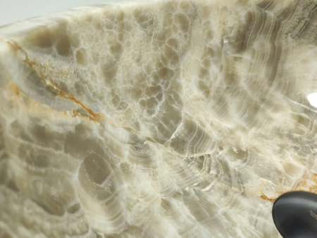 Накладная раковина из оникса Bowl Grey Medium BO-00001 фото