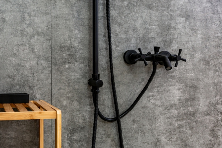 Душевая система Orange Mia M34-933b Черная фото