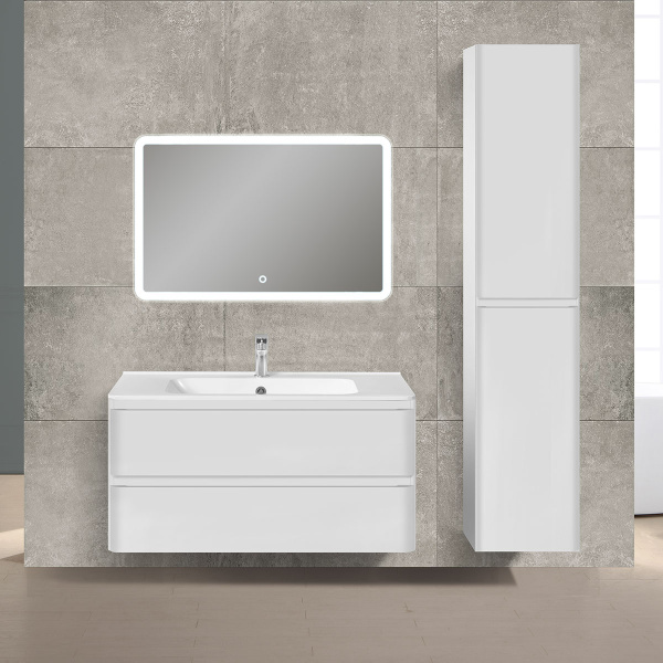 Тумба под раковину Vincea Vico VMC-2V100GW G.White 100 см фото