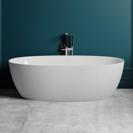 Ванна из литьевого мрамора Salini Alda Nuova 101911G белая глянцевая фото