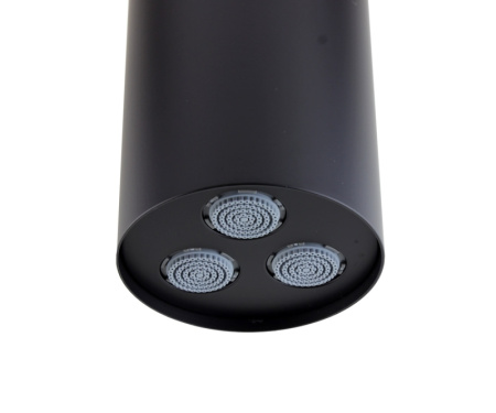 Верхний тропический душ Bronze de Luxe Liberty 501B черный матовый фото