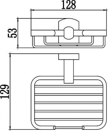 Мыльница настенная Savol 99 S-009932 фото