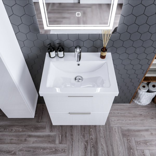 Тумба с раковиной Бриклаер Хелена 60 4627125416354 фото