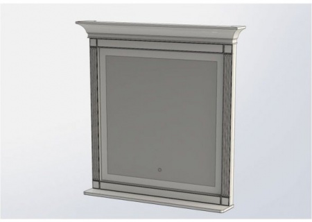 Зеркало Aquanet Селена 105 00201647 белый/серебро фото