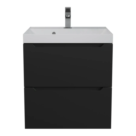Тумба под раковину Uperwood Tanos 50 2191020001 черная матовая фото