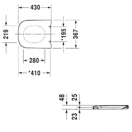 Сиденье для унитаза Duravit Happy D.2 Plus 0064590000 soft close фото