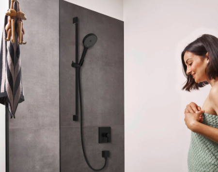 Смеситель для душа Hansgrohe Finoris 76615670 черный матовый фото