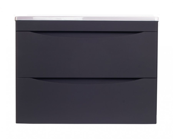 Тумба под раковину Style Line Бергамо мини 70 СС-00002321 черная матовая фото
