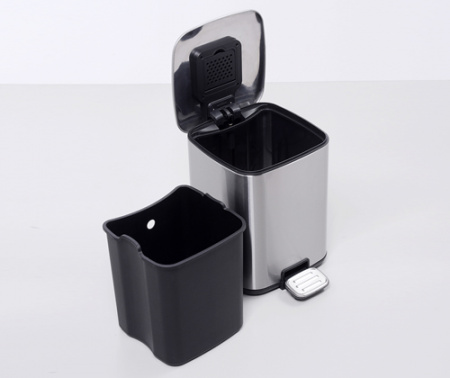 Мусорное ведро для ванной с педалью WasserKRAFT K-649 9 L фото