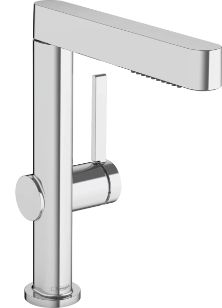 Смеситель для раковины Hansgrohe Finoris 2jet 76063000 хром, с вытяжной лейкой фото
