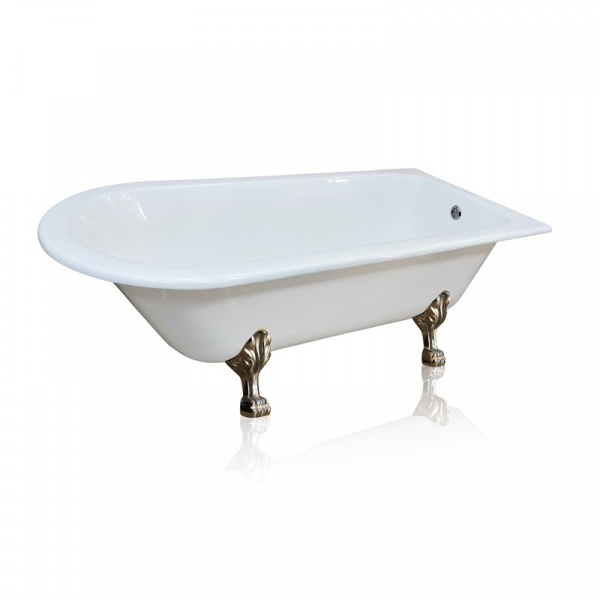 Чугунная ванна Magliezza Susanna Cr 167х76 на ножках фото