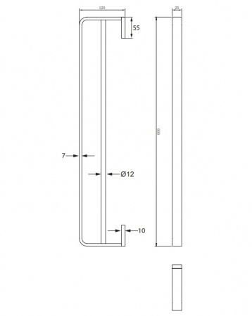 Полотенцедержатель Omnires Reno RN42226CR фото