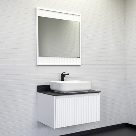 Тумба с раковиной и столешницей Comforty Марсель-75 00-00013395 фото