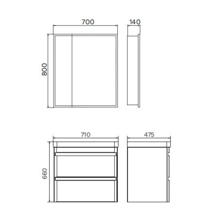 Тумба с раковиной подвесная Comforty Валдай-70П2 00-00020838 фото