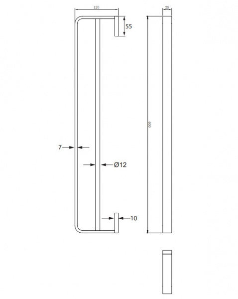 Полотенцедержатель Omnires Reno RN42226CR фото
