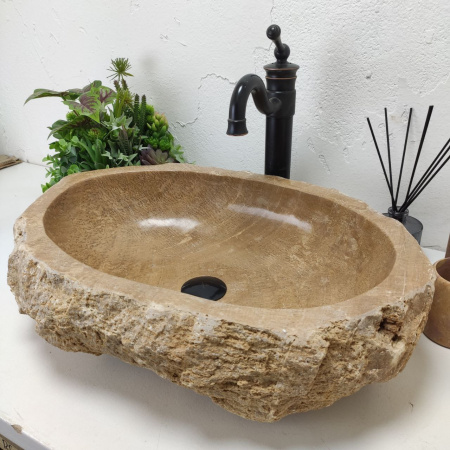 Накладная раковина из оникса Erozy Sunset EO-01444 (60*41*15) фото