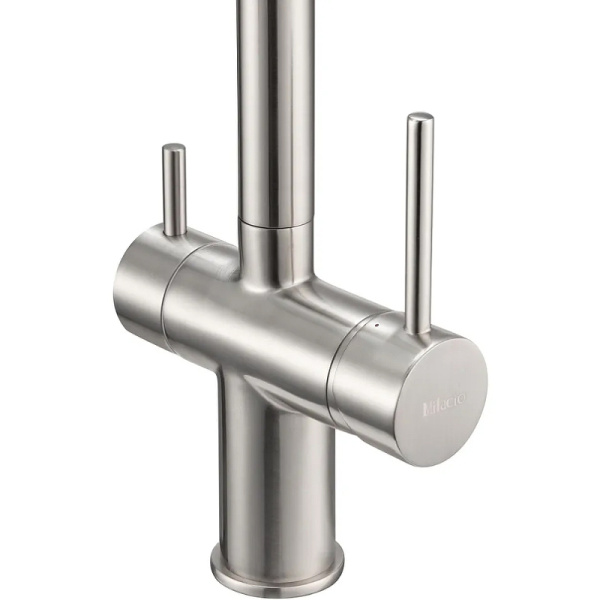 Смеситель для кухни под фильтр Milacio Ultra Cartes MCU.557.SS нержавеющая сталь фото