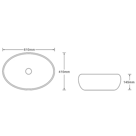 Накладная раковина SantiLine SL-7030 61x41 под мрамор фото