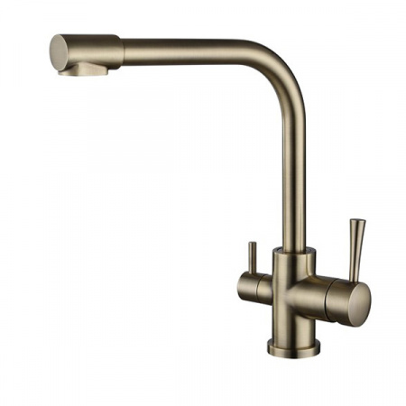Смеситель для кухни кухни с фильтром для воды Kaiser Merkur 26044-3 бронза фото
