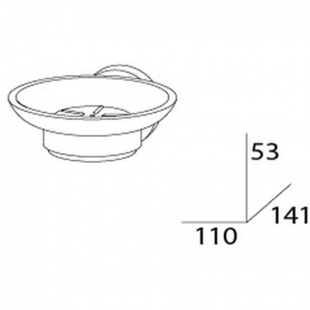 Мыльница настенная стеклянная Artwelle Harmonia HAR 014 фото