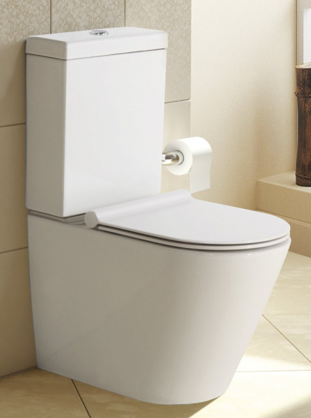 Унитаз напольный с бачком BelBagno Flay-R BB007CPR фото