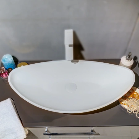 Накладная раковина Montebianco Migliore Gondola 13042 69,1х32,5 матовая фото