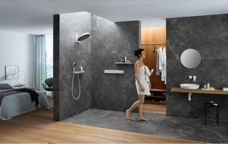 Полка Hansgrohe Rainfinity Shelf 500 26844000 белая фото