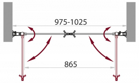 Душевая дверь BelBagno Sela SELA-B-2-100-C-Cr фото
