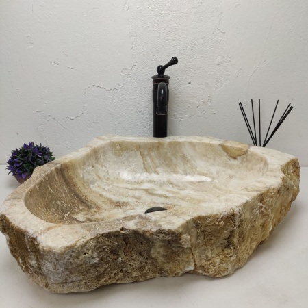 Накладная раковина из оникса Erozy BL EO-01221 (64*50*16) фото