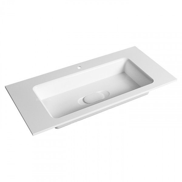 Раковина встраиваемая Jorno Modul Mol.08.100/W 100 см фото