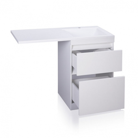 Тумба под раковину Style Line Даллас 120 Люкс Plus белая фото