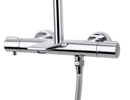 Душевая система с термостатом Kaiser Serio 05382 хром фото