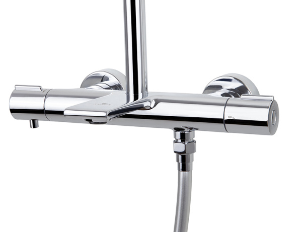 Душевая система с термостатом Kaiser Serio 05382 хром фото