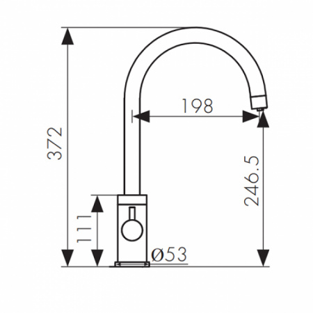 Смеситель для кухни кухни с фильтром для воды Kaiser Merkur 26744-5 матовое серебро фото