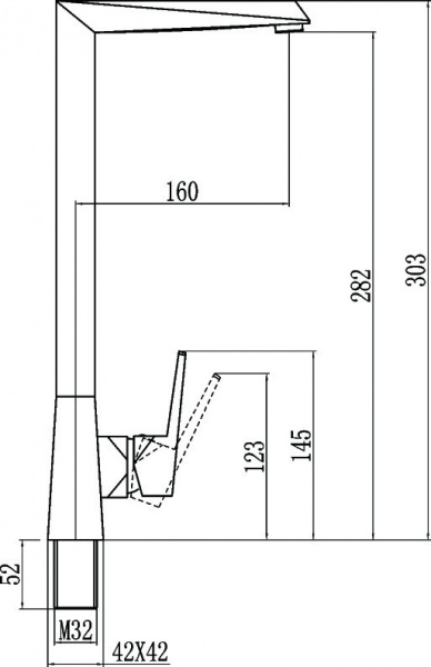 Смеситель для кухни Savol 55H S-005512H фото