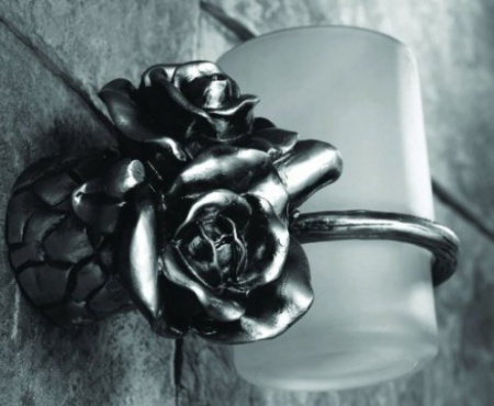 Стакан для зубных щеток Art&Max Rose AM-B-0914-T серебро фото