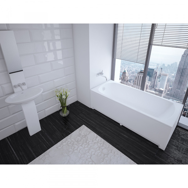 Акриловая ванна Aquatek Ника без гидромассажа 160х75 фото