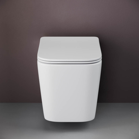 Унитаз подвесной безободковый Ceramica Nova Cubic CN1806 с сиденьем Soft Close фото