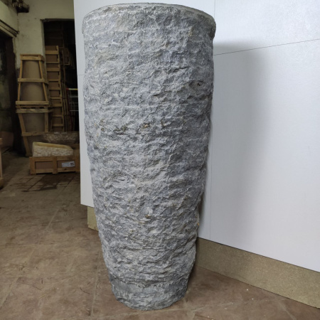 Раковина напольная из мрамора Grey MN-01498 (43*43*90) фото