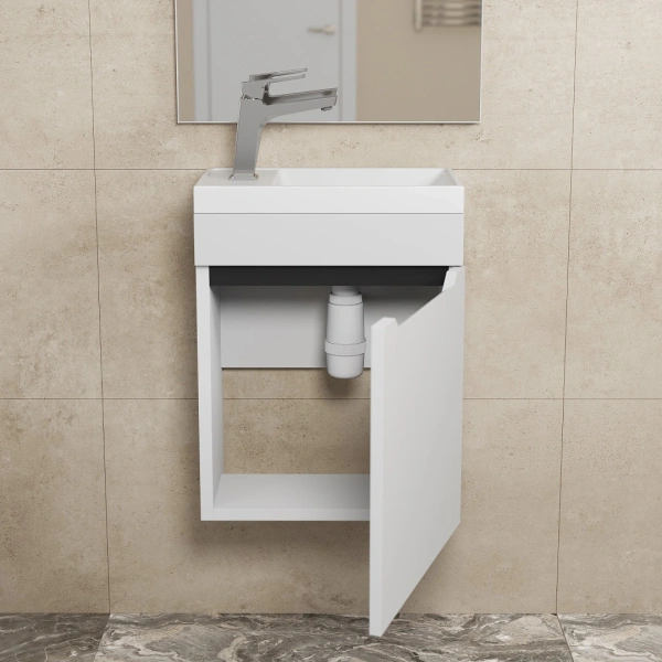 Тумба под раковину Uperwood Tanos 40 TTanos40WG белый/графит фото