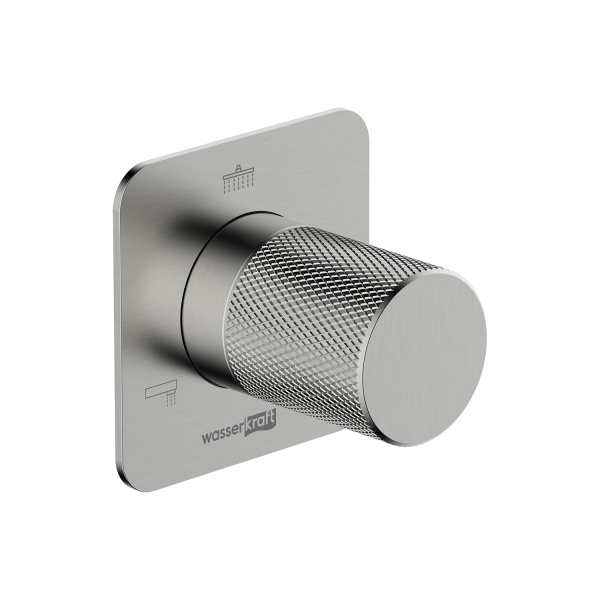 Переключатель потоков на 3 выхода WasserKRAFT Tauber A297 никель фото