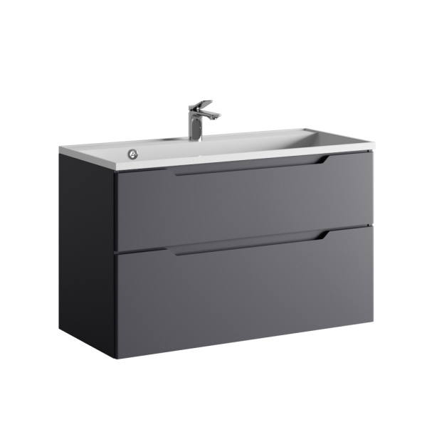 Тумба с раковиной Raval Wector 100 Wct.01.100/P/A/MD фото