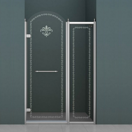 Душевая дверь Cezares Retro RETRO-B-11-100-CP-Cr-L 100 см хром L фото