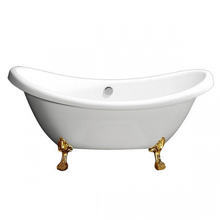 Акриловая ванна BelBagno BB05-ORO 182,5х75 на ножках фото