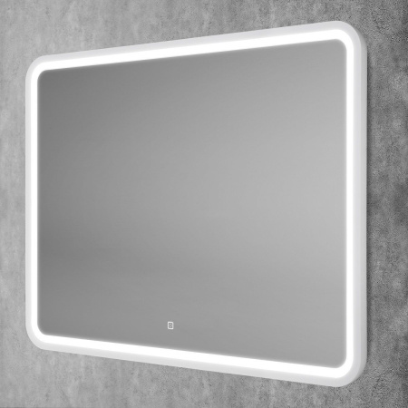 Зеркало с подсветкой Art&Max Genova AM-Gen-1000-800-DS-F-White 100x80 фото