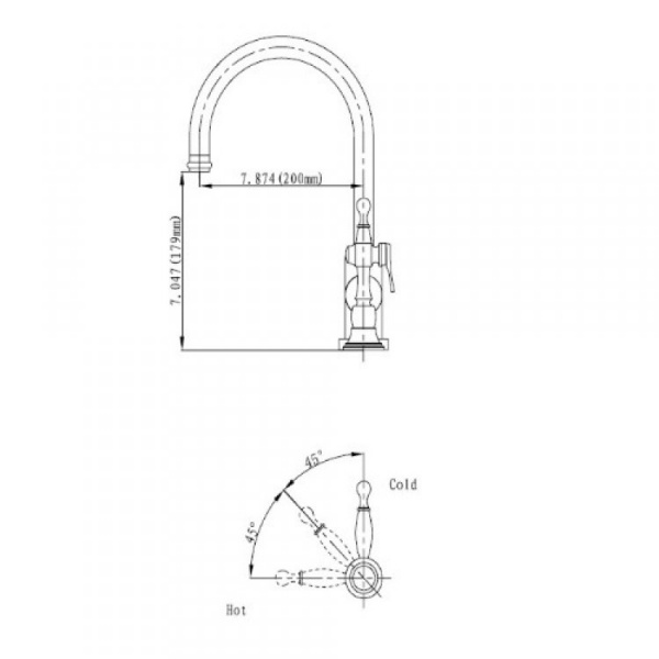 Смеситель для кухни Kaiser King 27044 фото