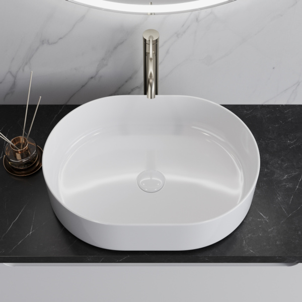Накладная раковина BelBagno BB1483 50x37 фото