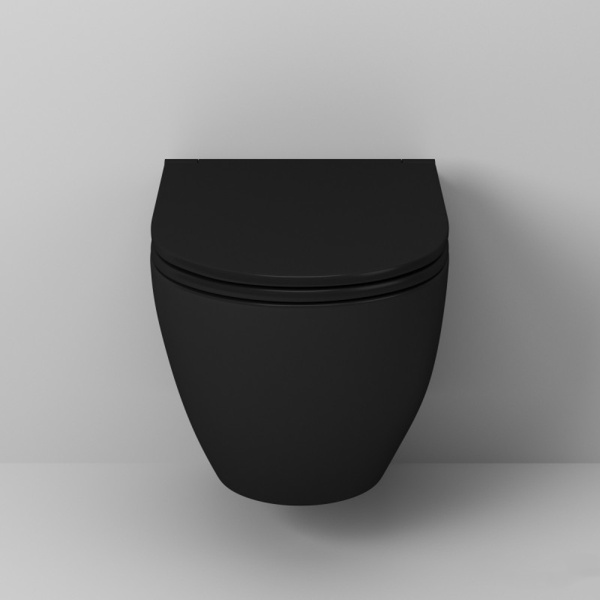 Унитаз подвесной Grossman Color GR-4455ВMS черный матовый фото