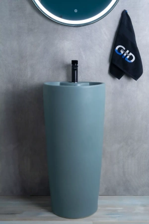 Напольная раковина Gid Nb131gm (зеленая хаки) фото
