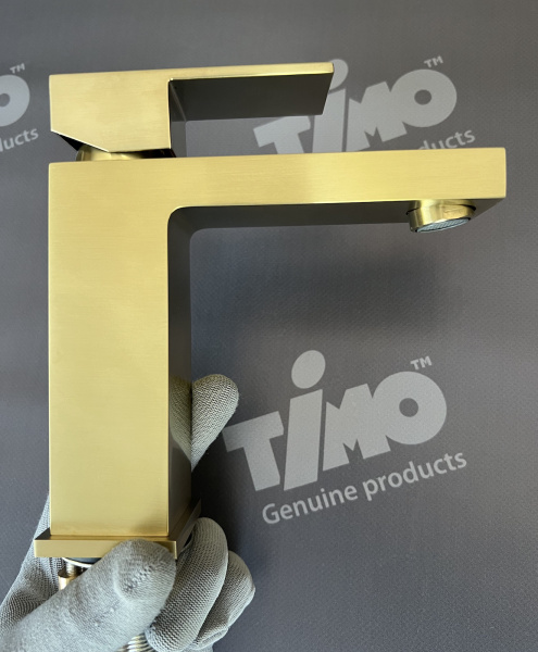 Смеситель для раковины Timo Selene 2061/17F золото матовое фото